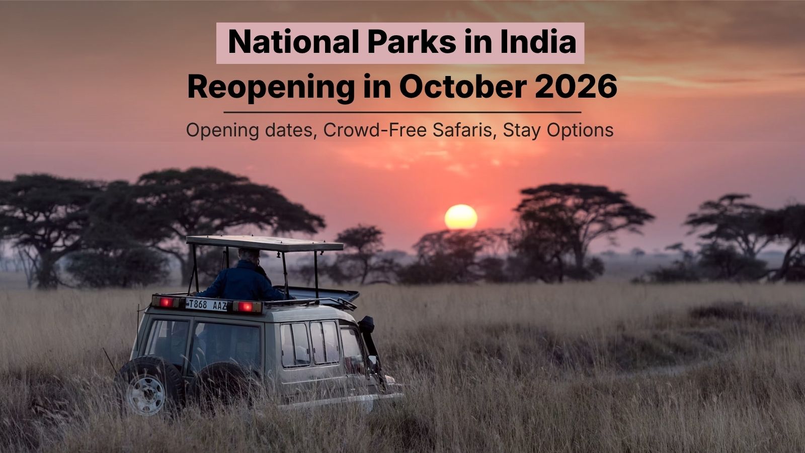 National Parks in India Reopening in October 2026 | Crowd-Free Safari Guide