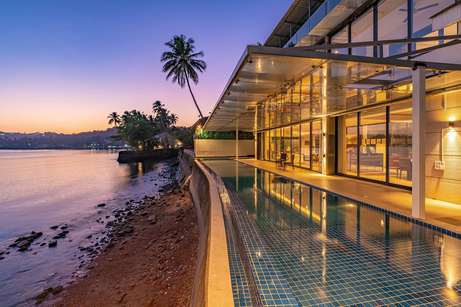 Oceanic Sunsets: A Luxury Cliffside Villa in Goa for Scenic, Slow Living