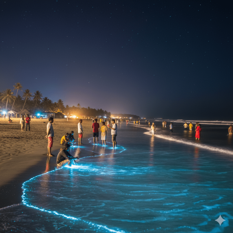 20 Places & Experiences to See Bioluminescence and Explore Goa in 2026–27