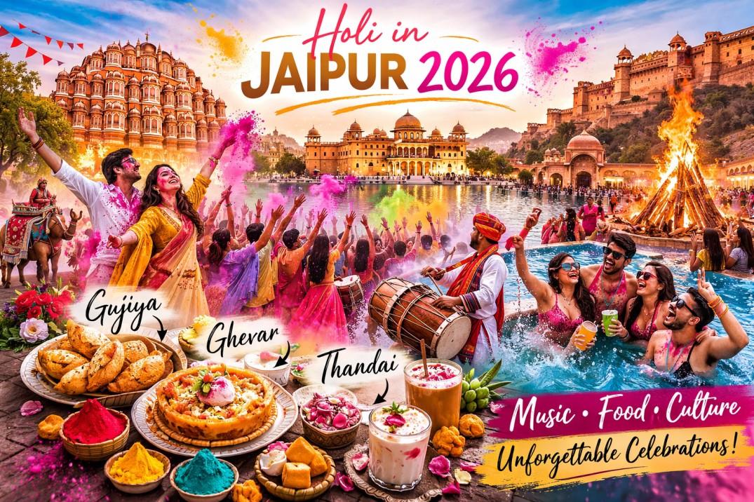 Jaipur Holi 2026: Where to Celebrate Holi in Jaipur, Party Venues, Dates & Stay Options