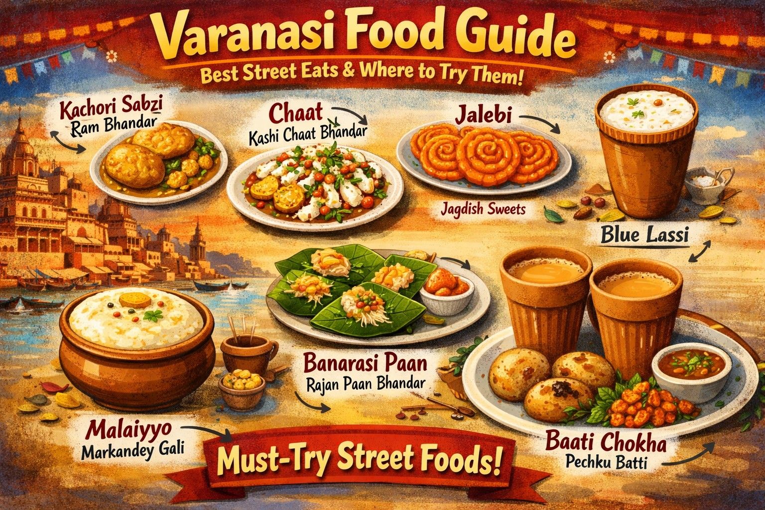 Varanasi Food Guide | Best Street Eats & Where to Try Them