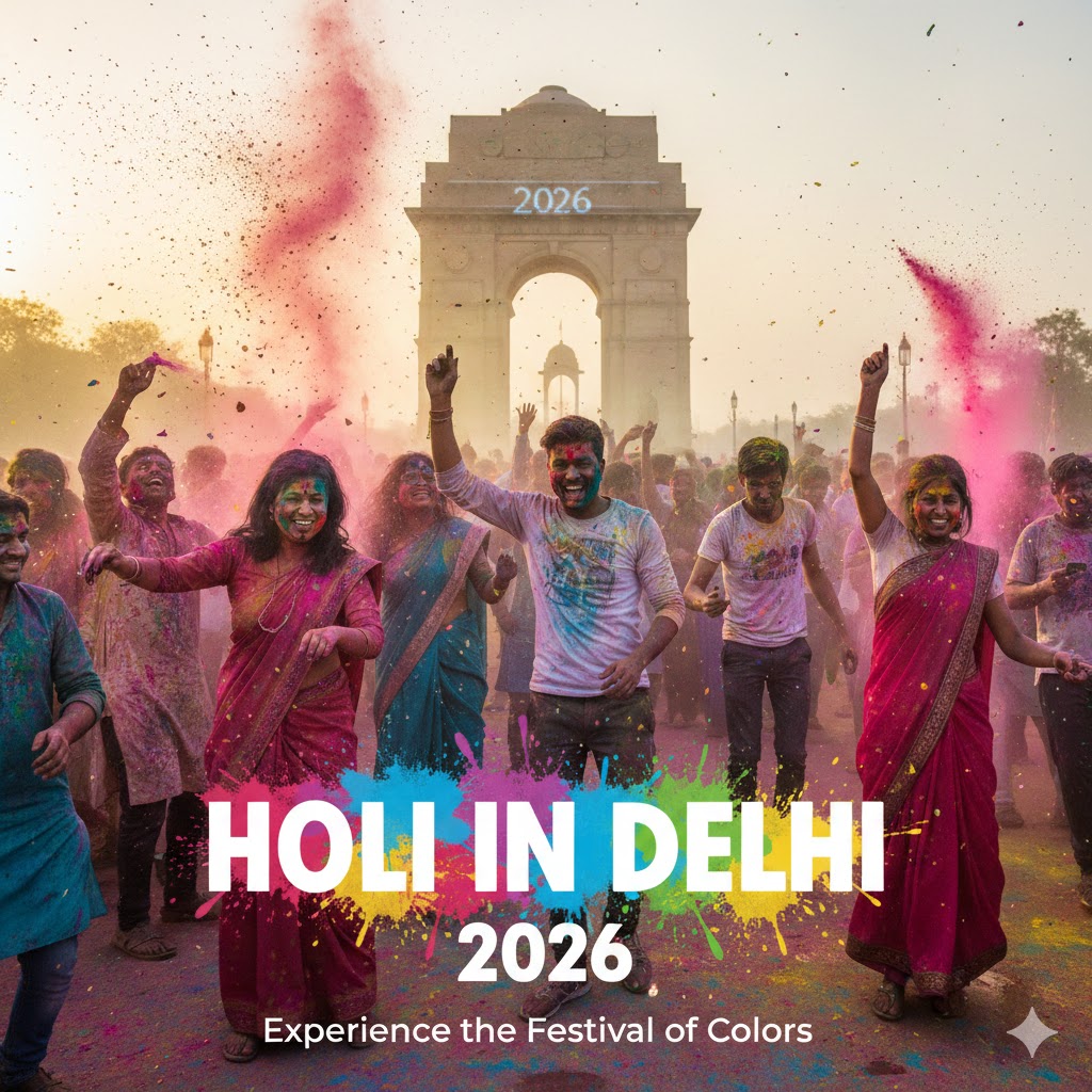 Where to Celebrate Holi in Delhi in 2026 | Parties, Passes & Venues