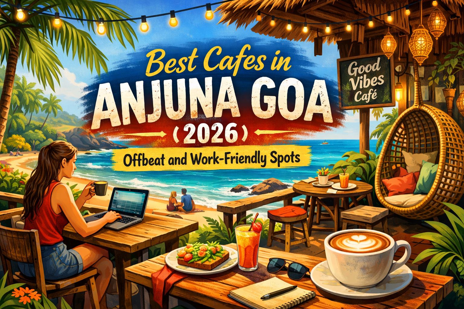 Best Cafes in Anjuna Goa (2026): Offbeat and Work-Friendly Spots
