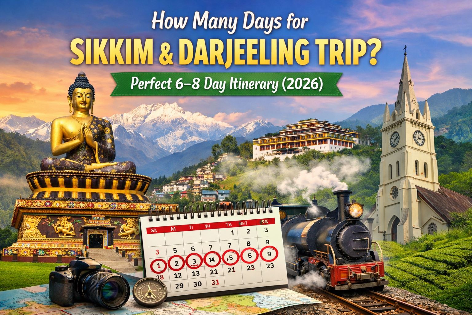 How Many Days for Sikkim and Darjeeling Trip? Perfect 6 to 8 Day Itinerary (2026)