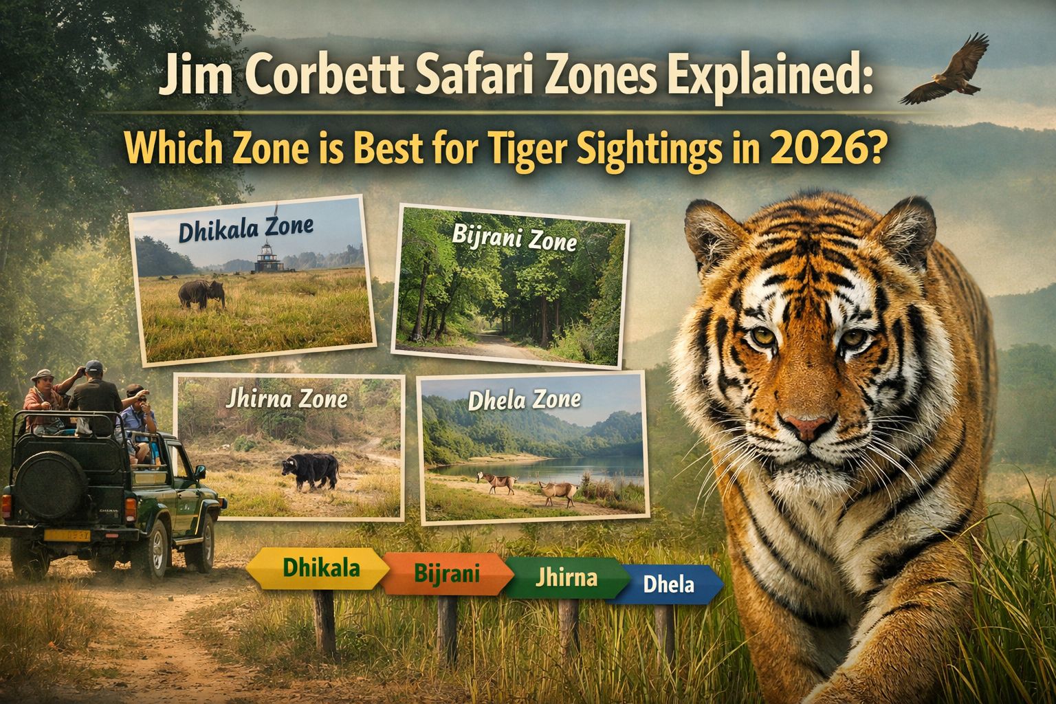 Jim Corbett Safari Zones Explained: Which Zone is Best for Tiger Sightings in 2026?