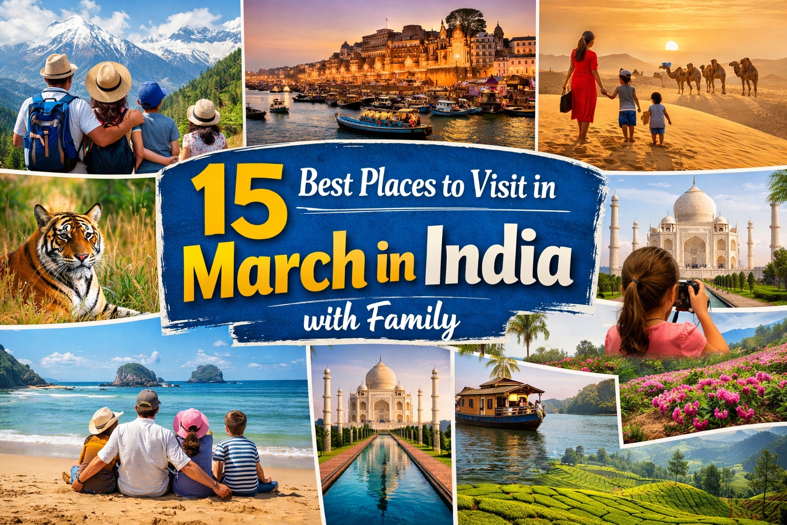 15 Best Places to Visit in March in India with Family (Travel Guide 2026)
