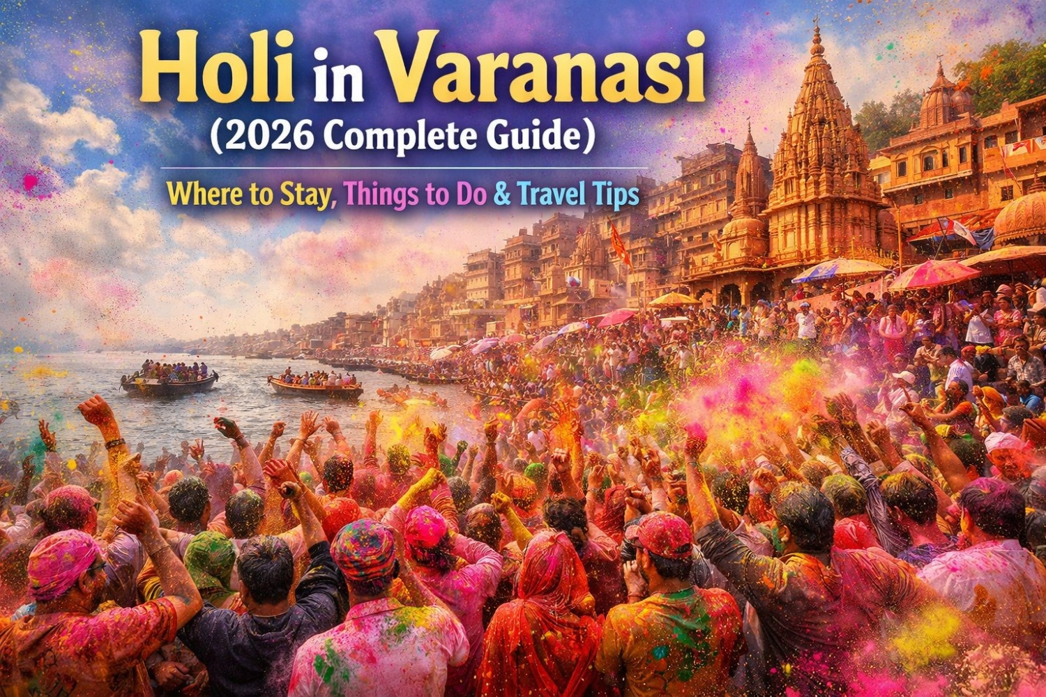 Holi in Varanasi (2026 Complete Guide) | Where to Stay, Things to Do & Travel Tips