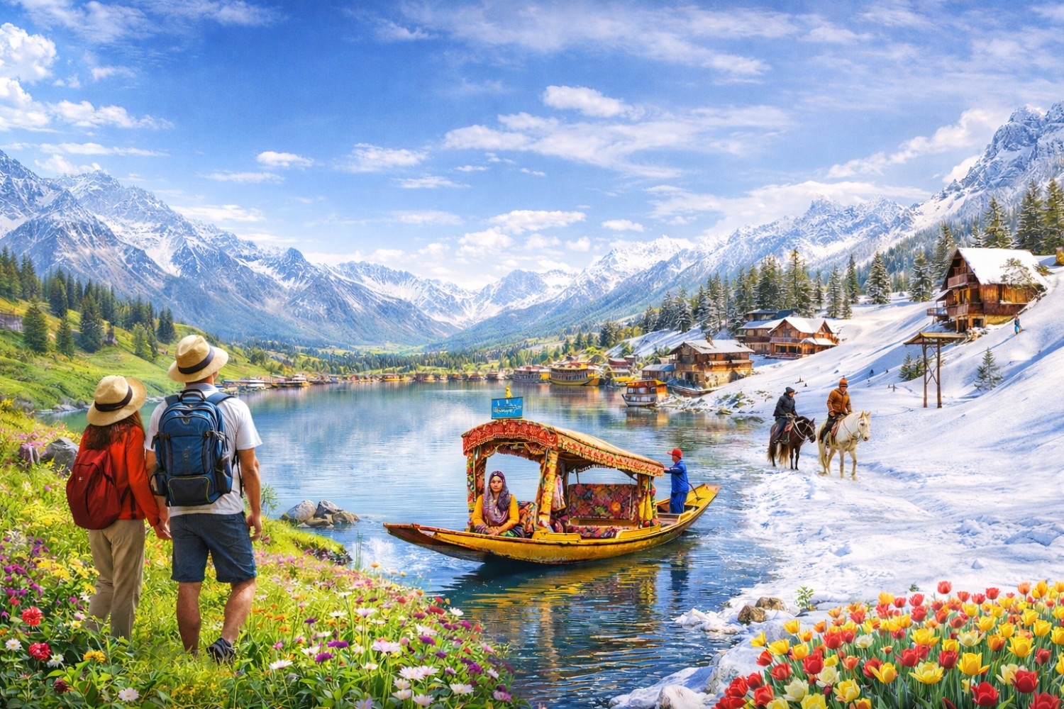 Kashmir Yatra Guide 2026: कब जाएं, कहाँ घूमें, कितना खर्च आएगा