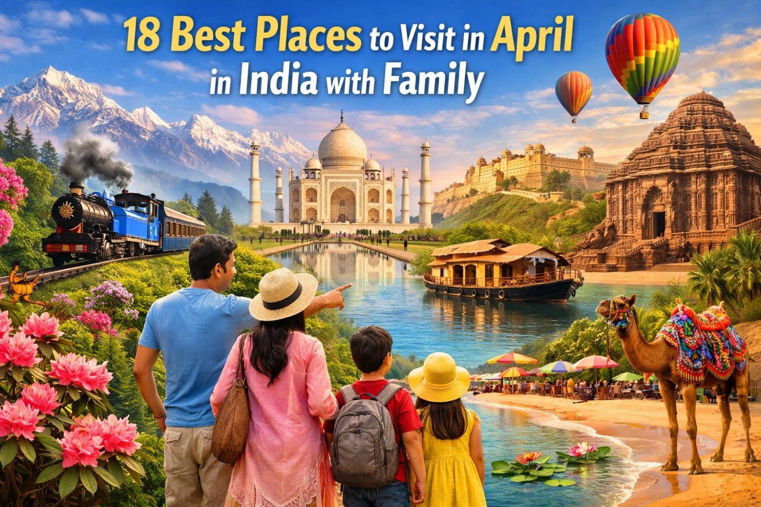 18 Best Places to Visit in April in India with Family