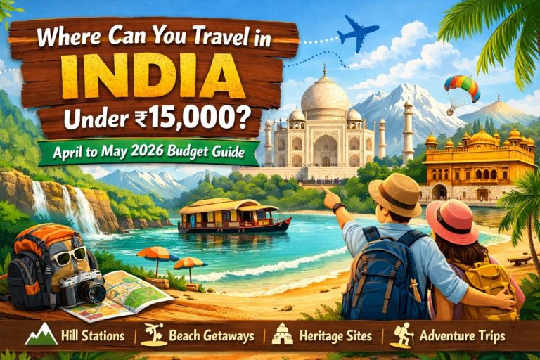 Where Can You Travel in India Under Rs 15,000? April to May 2026 Budget Guide