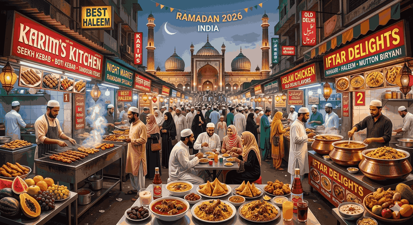 Best Places for Iftar Food in India During Ramadan (2026 Guide)