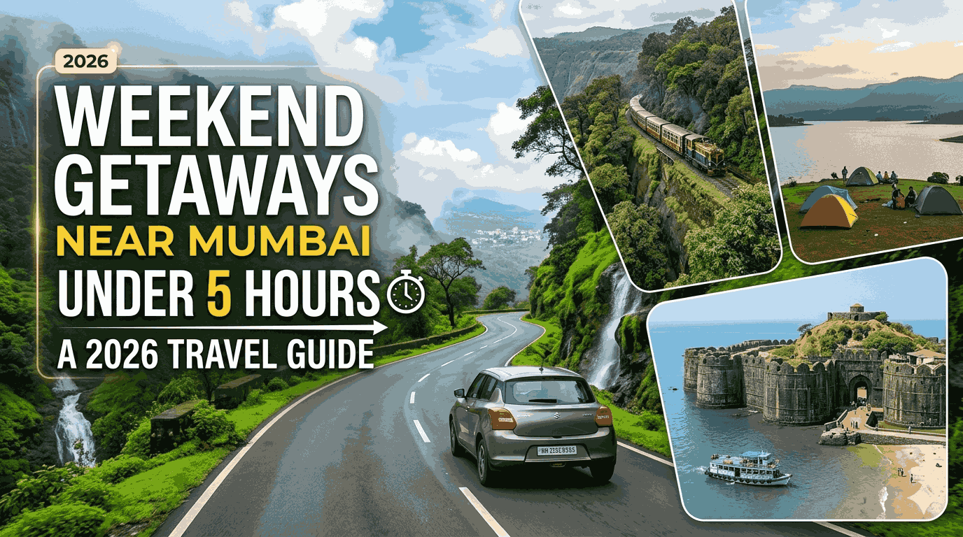Weekend Getaways Near Mumbai Under 5 Hours (A 2026 Travel Guide)