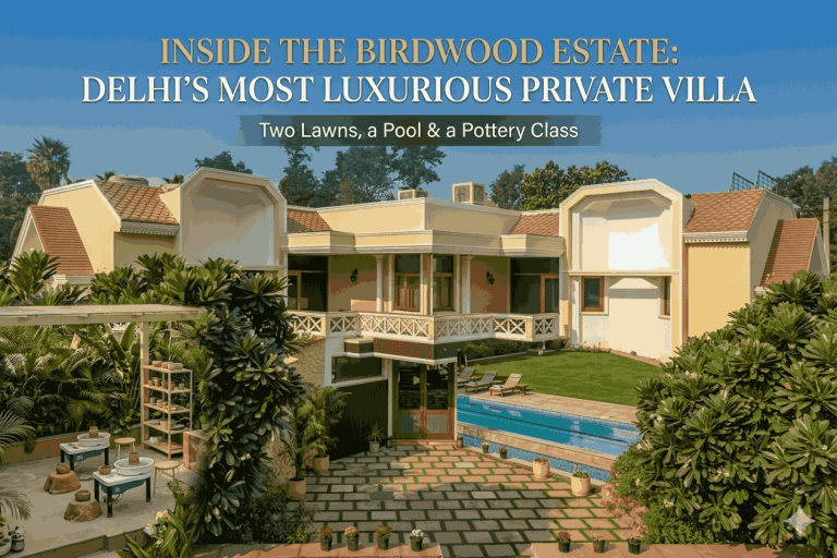 Inside The Birdwood Estate: Delhi’s Most Luxurious Private Villa Has Two Lawns, a Pool & a Pottery Class