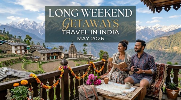 Long Weekend Getaways May 2026: Best Trips from Mumbai, Delhi, Bangalore, Chennai & Kolkata