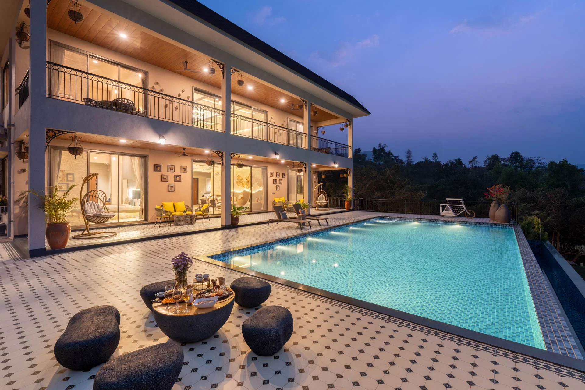 Meluha by StayVista: An 8-Bedroom Infinity Pool Villa Overlooking Pawna Lake
