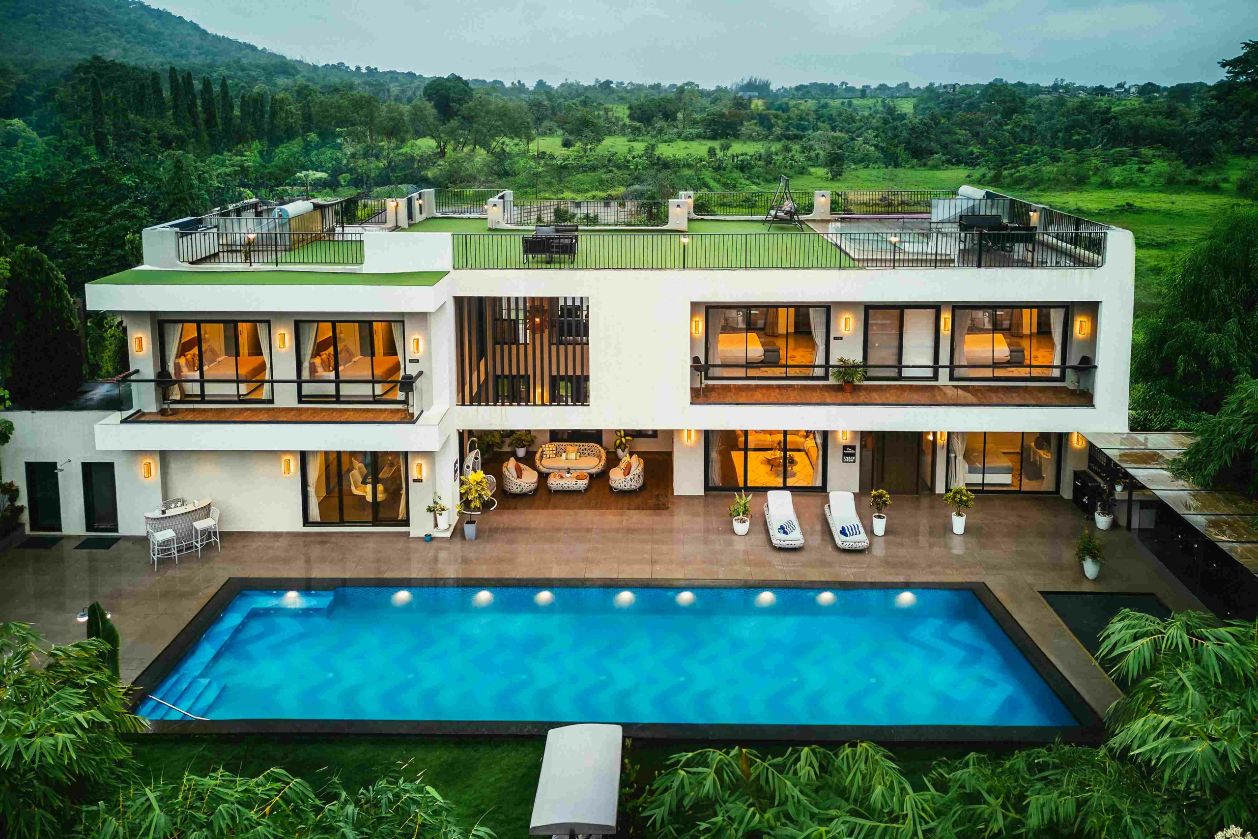 A Serene Escape Wrapped in Elegance: The Amaryllis, One of the Luxury Villas in Karjat