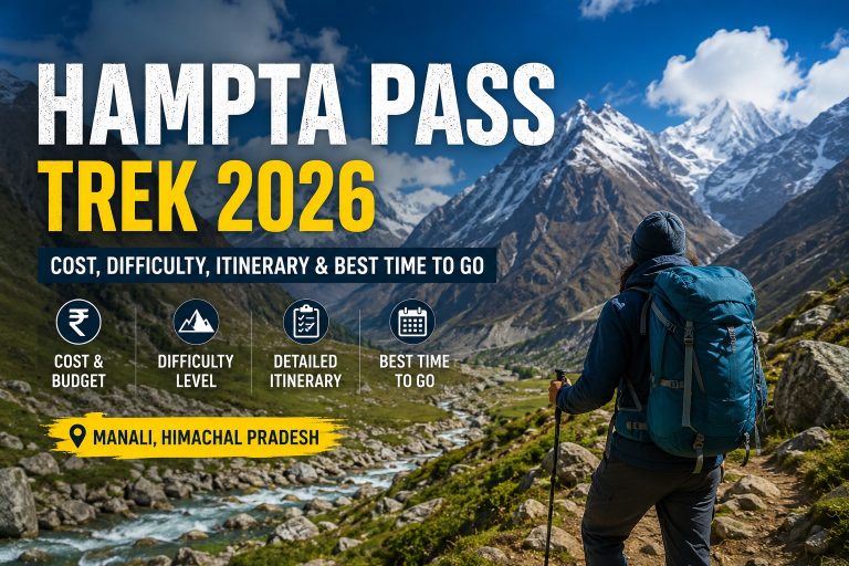 Hampta Pass Trek 2026: Cost, Difficulty, Itinerary & Best Time to Go 