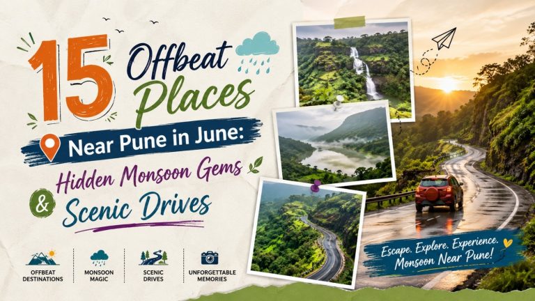 15 Offbeat Places Near Pune in June: Hidden Monsoon Gems & Scenic Drives