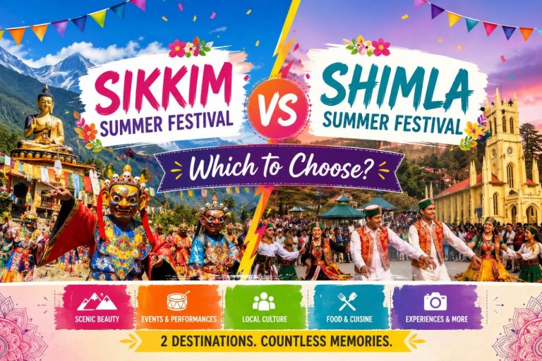 Sikkim Summer Festival vs Shimla Summer Festival: Which to Choose? Key Attractions, Events, Culture & More