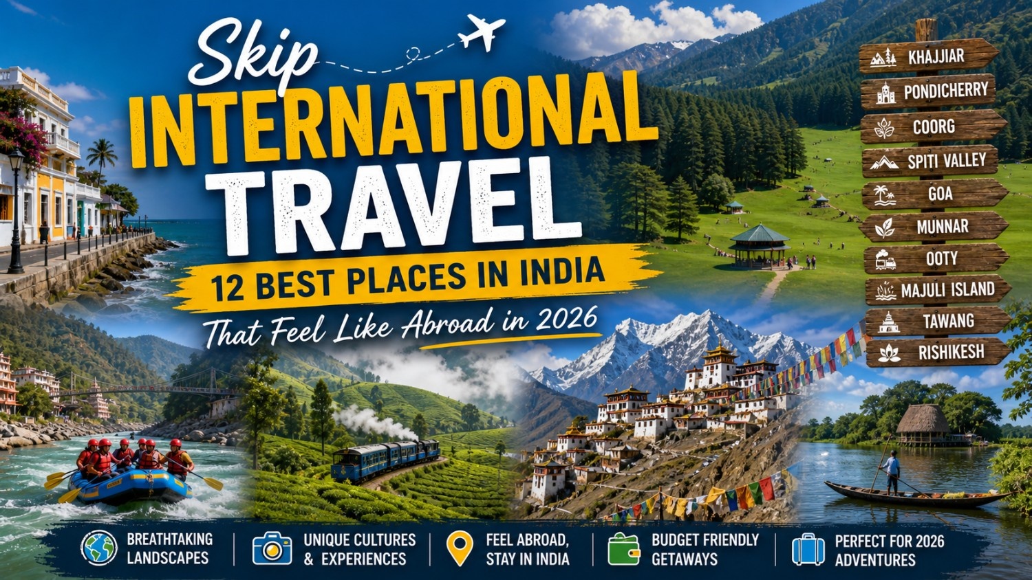 Skip International Travel: 12 Best Places in India That Feel Like Abroad in 2026