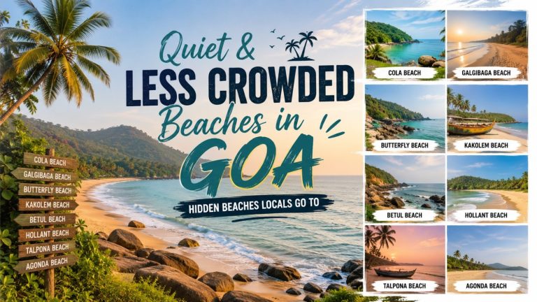 Quiet & Less Crowded Beaches in Goa (2026): Hidden Beaches Locals Go To