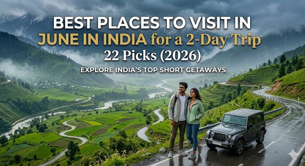 Best Places to Visit in June in India for a 2-Day Trip: 22 Picks (2026)