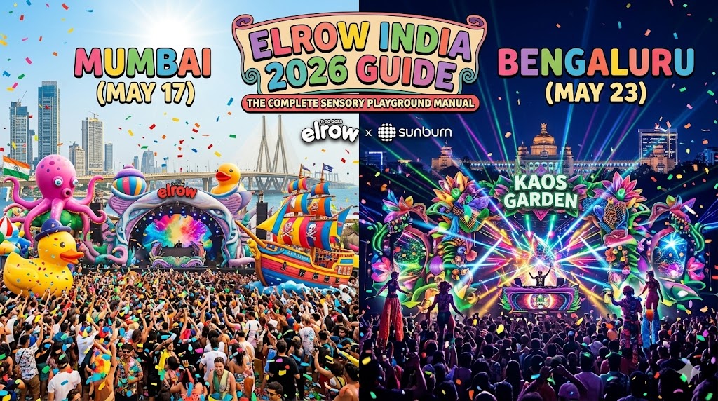 Elrow India 2026 Guide: Mumbai (May 17) & Bengaluru (May 23) | Tickets, Venue, Lineup & Where to Stay