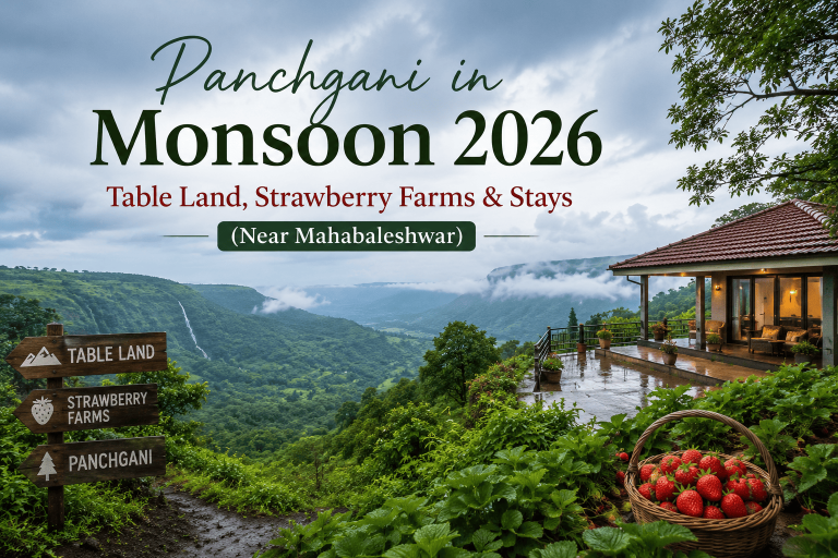 Panchgani in Monsoon 2026: Table Land, Strawberry Farms & Stays (Near Mahabaleshwar)
