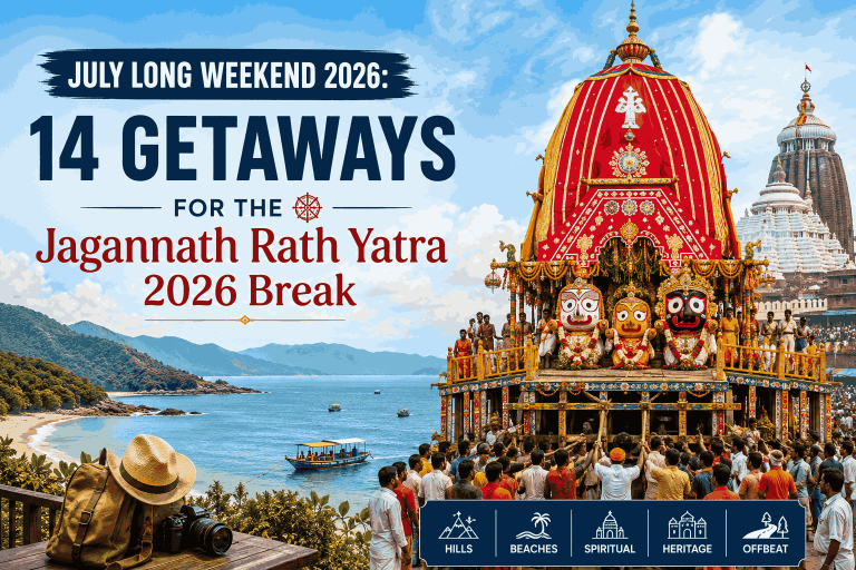 July Long Weekend 2026: 14 Getaways for the Jagannath Rath Yatra 2026 Break
