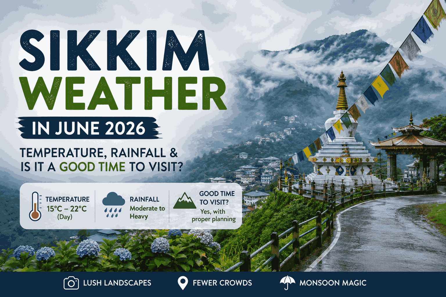 Sikkim Weather in June 2026: Temperature, Rainfall & Is It a Good Time to Visit?