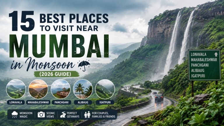 15 Best Places to Visit Near Mumbai in Monsoon (August 2026 Guide)