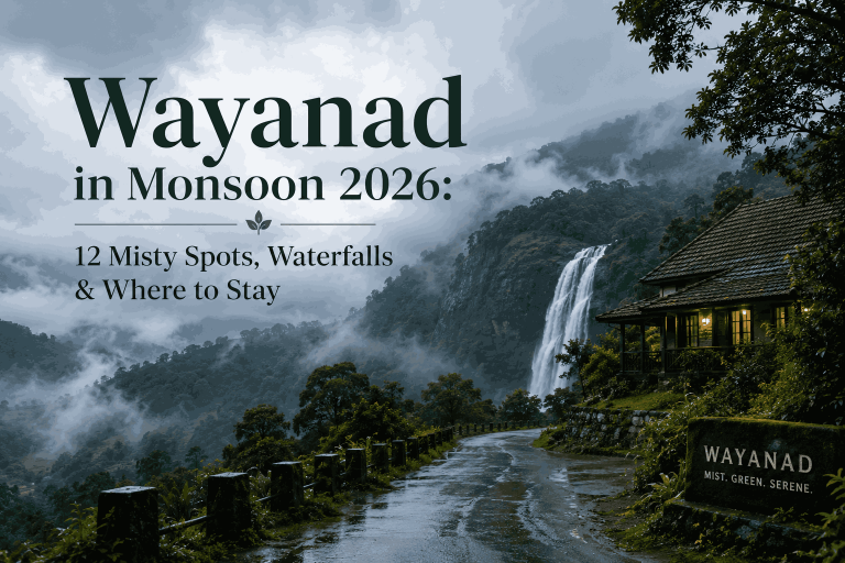 Wayanad in Monsoon 2026: 12 Misty Spots, Waterfalls & Where to Stay