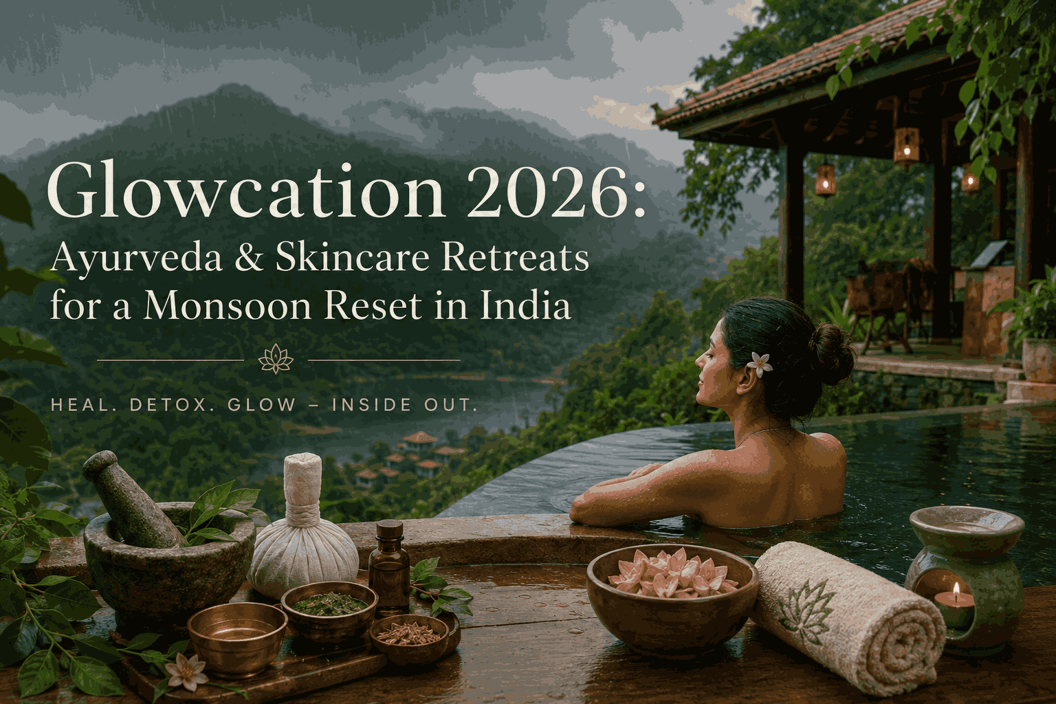 Glowcation 2026: Ayurveda & Skincare Retreats for a Monsoon Reset in India