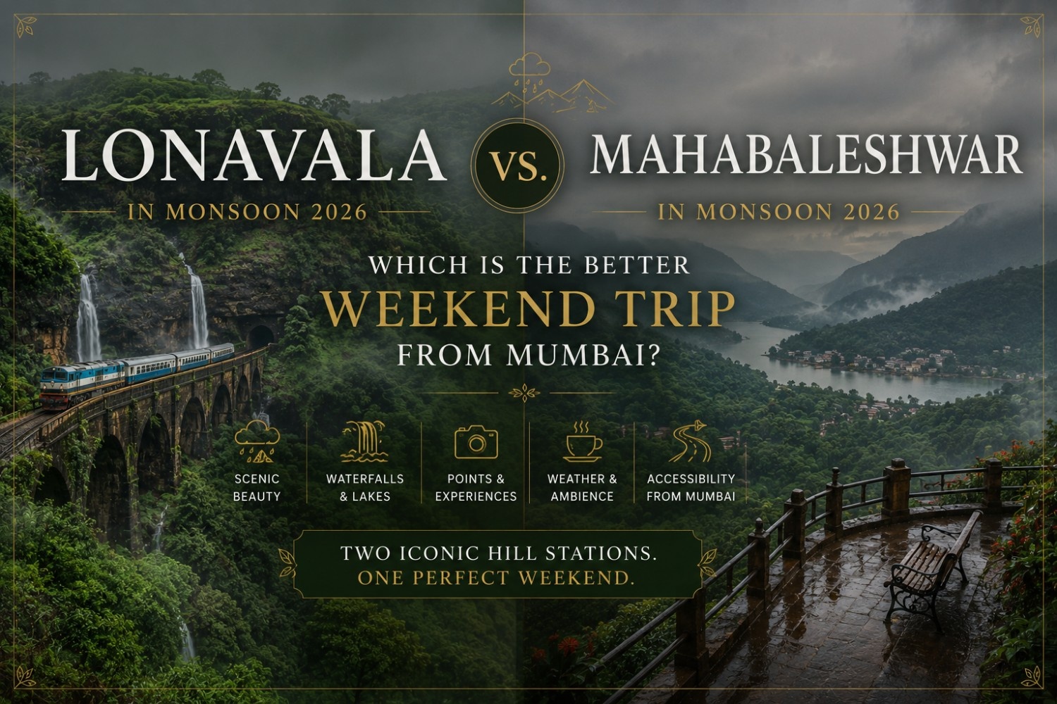 Lonavala vs. Mahabaleshwar in Monsoon 2026: Which Is the Better Weekend Trip From Mumbai?
