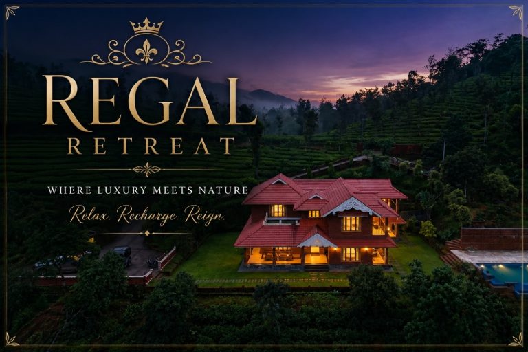 Regal Retreat: The Villa in Wayanad That Wakes You Up Inside a Tea Estate