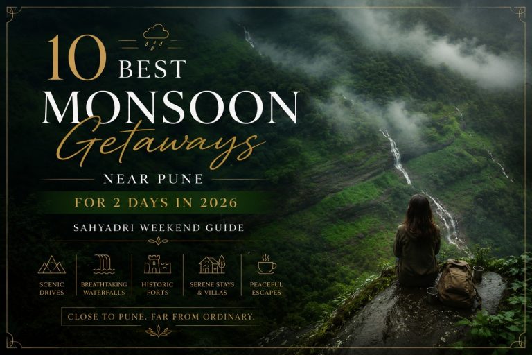 10 Best Places to Visit Near Pune in Monsoon for 2 Days in 2026 (Sahyadri Weekend Guide)