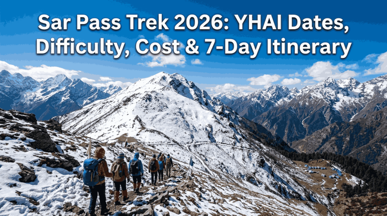 Sar Pass Trek 2026: YHAI Dates, Difficulty, Cost & 7-Day Itinerary