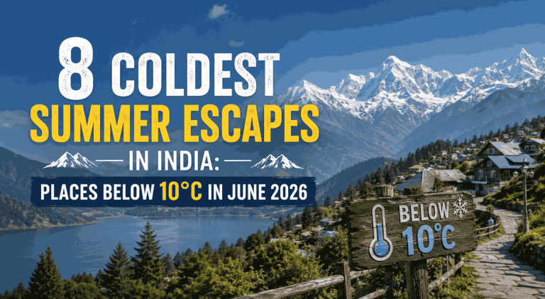 8 Coldest Summer Escapes in India: Places Below 10°C in June 2026