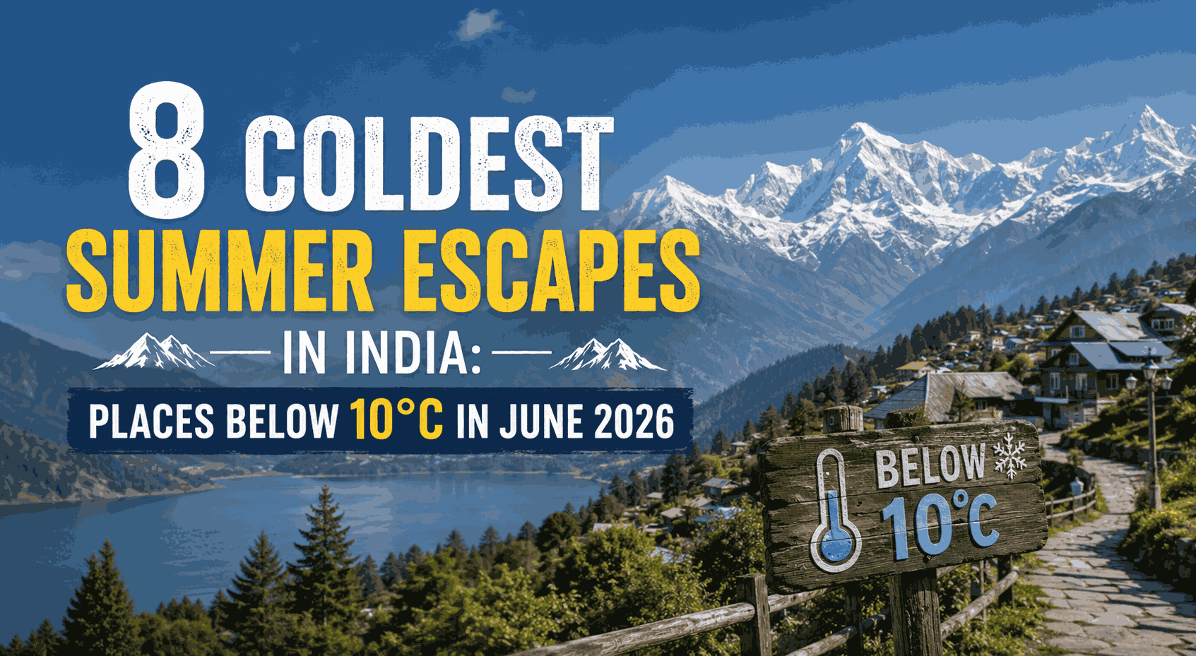 8 Coldest Summer Escapes in India: Places Below 10°C in June 2026
