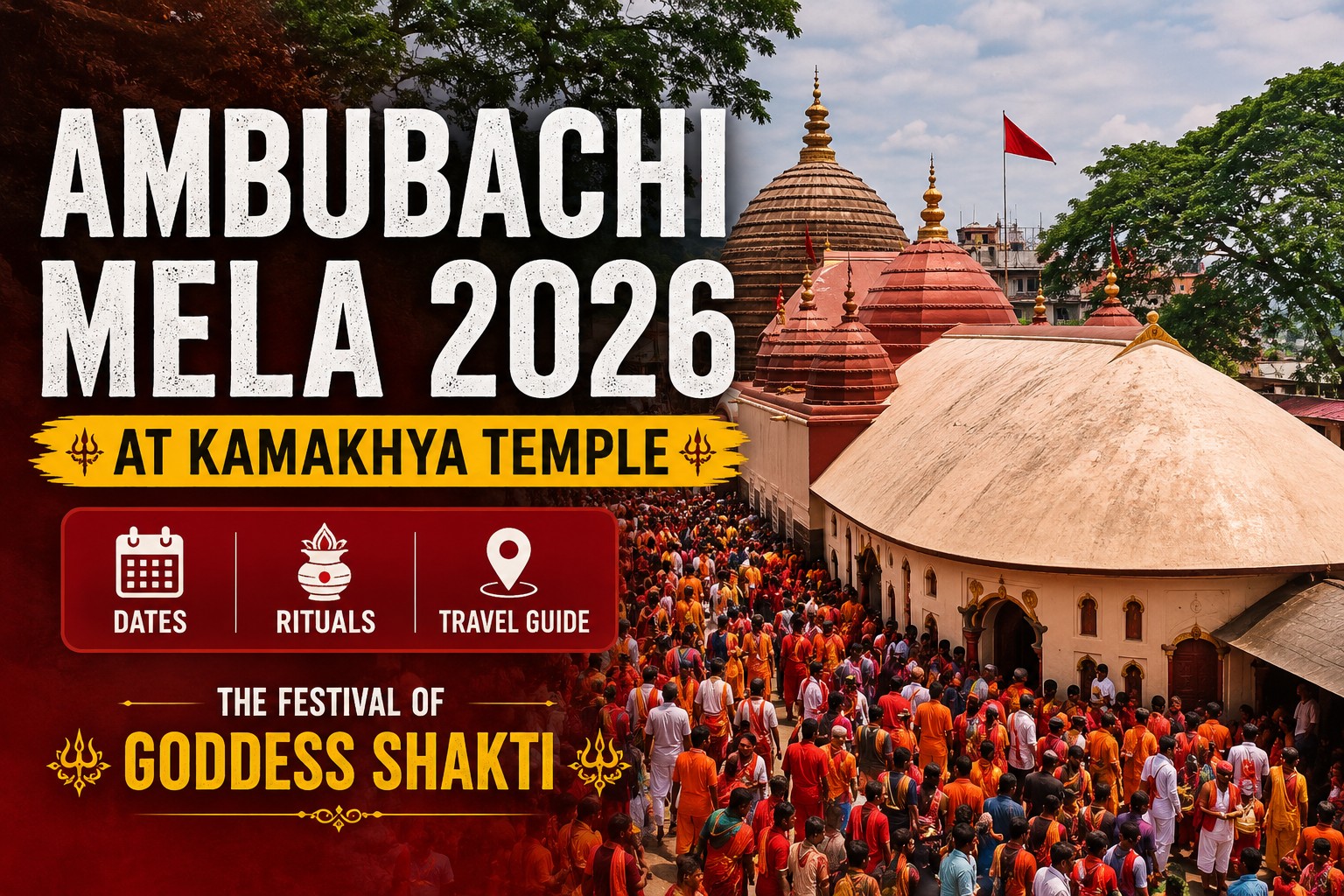 Ambubachi Mela 2026 at Kamakhya Temple: Dates, Rituals & Travel Guide