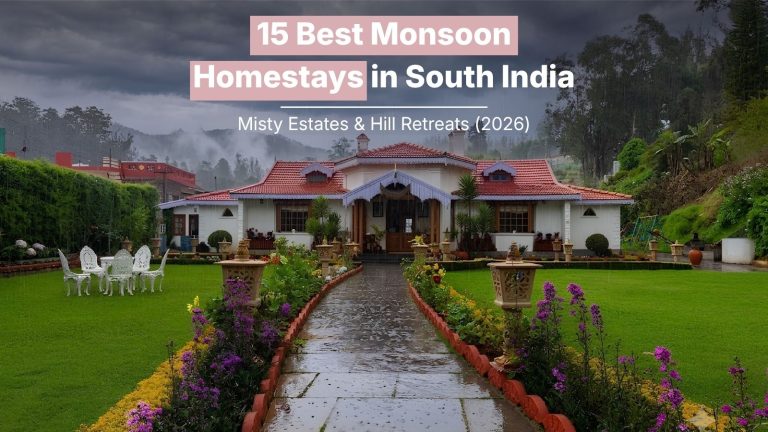 15 Best Monsoon Homestays in South India: Misty Estates & Hill Retreats You Can Actually Book (2026)