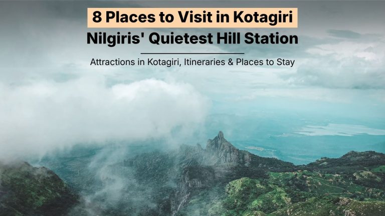 8 Places to Visit in Kotagiri | Nilgiris’ Quietest Hill Station & Places to Stay