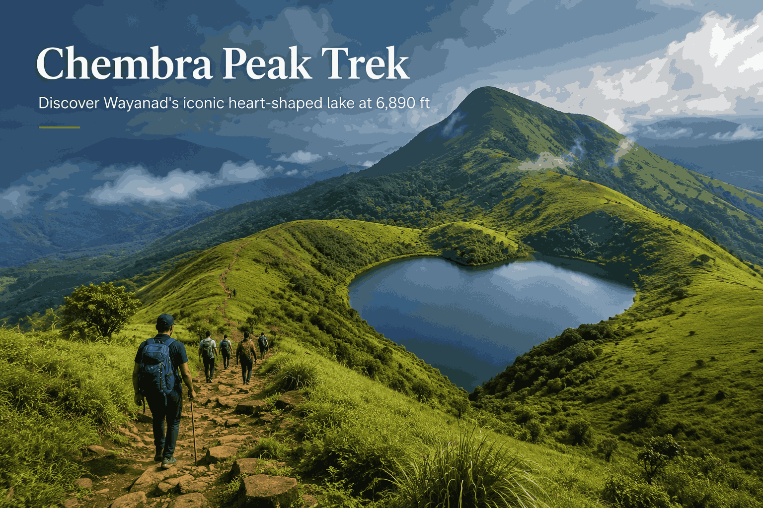 Chembra Peak Trek 2026: Wayanad’s Heart-Shaped Lake at 6,890 ft
