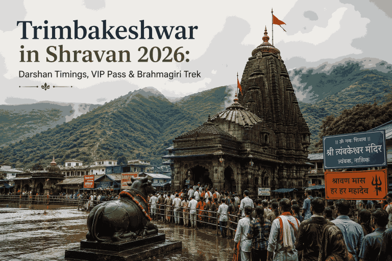 Trimbakeshwar in Shravan 2026: Darshan Timings, VIP Pass & Brahmagiri Trek