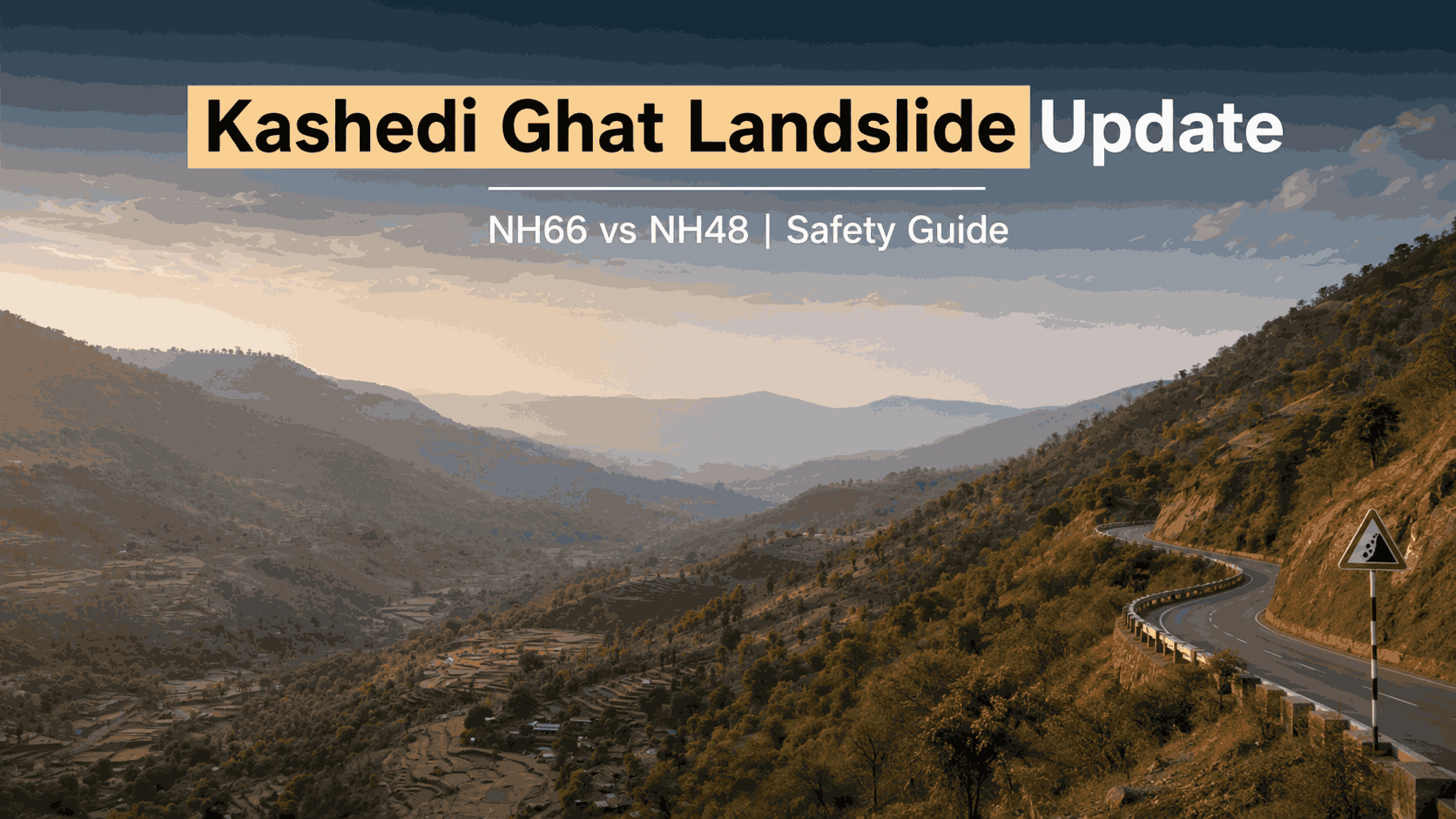 Kashedi Ghat Landslide Update & NH66 vs NH48: Konkan Monsoon Road-Trip Safety Guide 2026