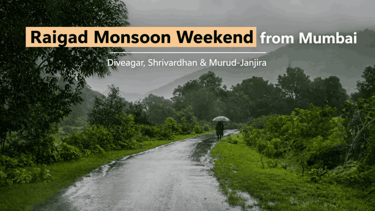 Raigad Monsoon Weekend from Mumbai: Diveagar, Shrivardhan & Murud-Janjira in 2 Days
