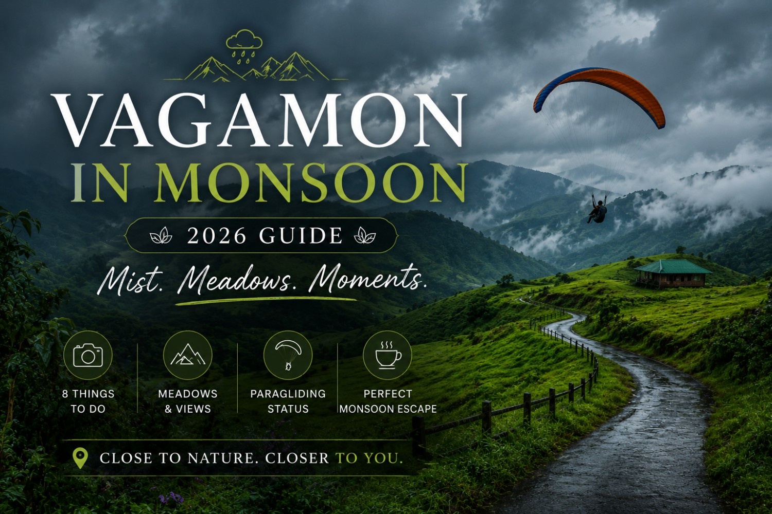 Vagamon in Monsoon: 8 Things to Do, Meadows & Paragliding Status (2026 Guide)