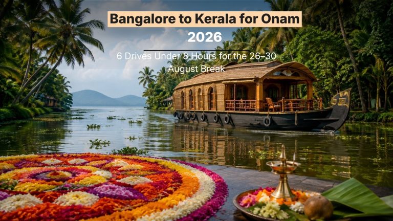 Bangalore to Kerala for Onam 2026: 6 Scenic Drives Under 8 Hours (26–30 August)