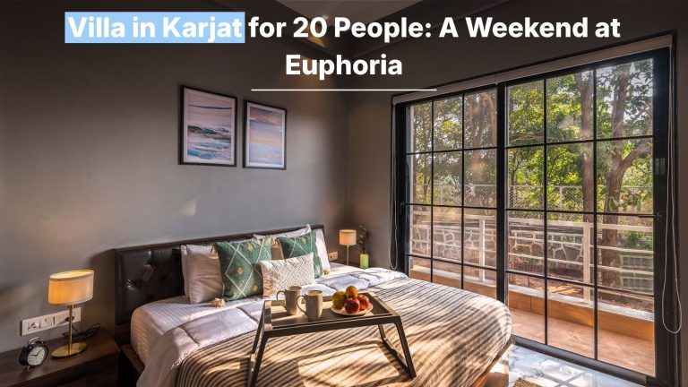 A Villa in Karjat for 20 People: 7 Bedrooms, a 40-Foot Infinity Pool, and a Fort Trek 7.5 km Away