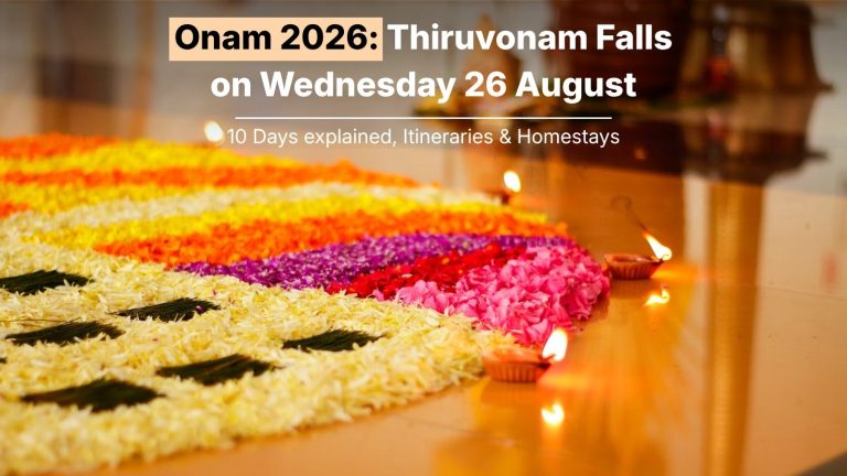 Onam 2026: Thiruvonam Falls on Wednesday 26 August — What Happens on Each of the 10 Days